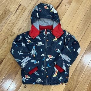 Mini Boden Fleece Lined Space Shuttle Anorak Coat